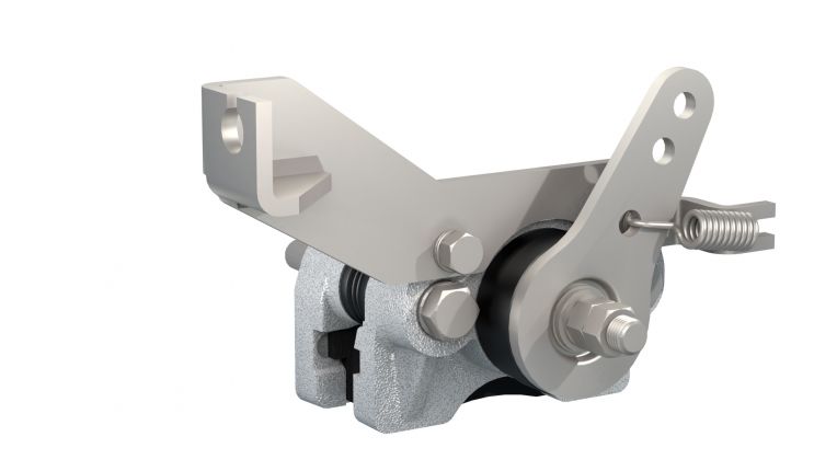 Mechanical sliding calliper brake - Knott-Avonride Ltd.
