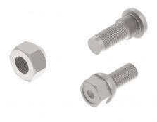 Wheel bolts and wheel screws