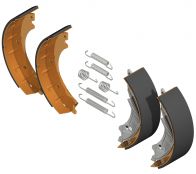 Brake shoe set