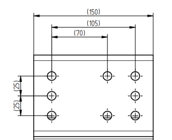 Overrun device flange tube