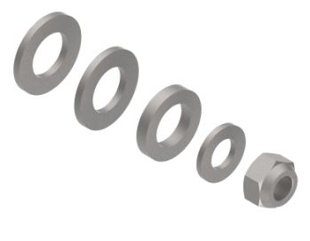 Screw set handbrake lever - 208026.001 - Handbrake lever