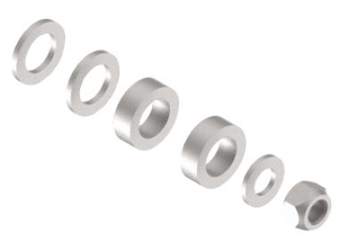 Screw set handbrake lever - 208310.001 - Handbrake lever