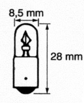 Ball bulb 12V/4W 12V/4W - 402642.001 - Light sources