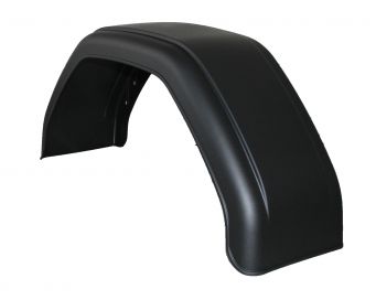 Mudguard single-axle plastic angular - 404451.001 - Mudguard