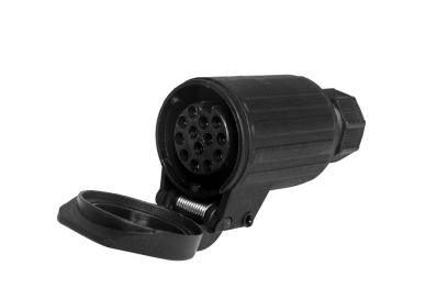 Plug coupling, 13-pin with screw connection, 1-hole grommet - 405872.001 - Fasteners