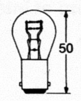 Ball bulb 24V/21/5W - 407623.001 - Light sources