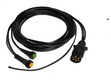 Main cable - 7-pin plug, 2x DC outgoing connector - 409101.001 - Connecting cable