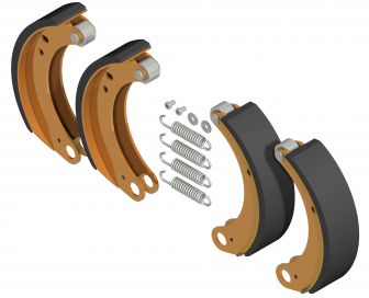 Brake shoe set - 412541.001 - Brake shoe set