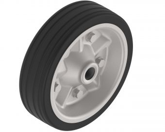 Solid rubber wheel low profile - 415100.001 - Support wheels replacement parts