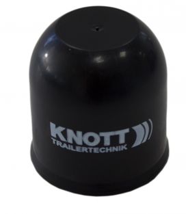 Spherical cap black "Knott Trailertechnik" - 417172.001 - Flange ball