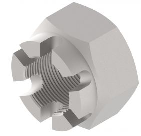 Castellated nut - 46226.12 - Spare parts wheel brakes