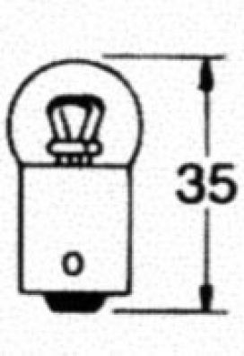 Ball bulb 12V/5W - 4803669X - Light sources