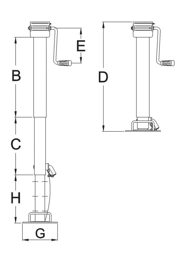 Spindle support DG590/3SF - 403200.001 - Supporting feet