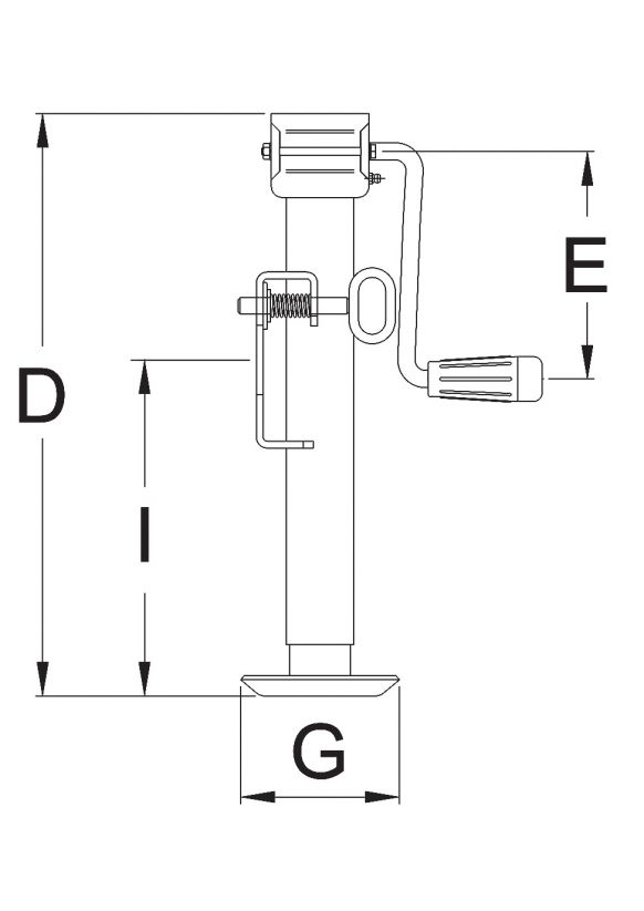 Support foot LF3151 - 412902.001 - Supporting feet