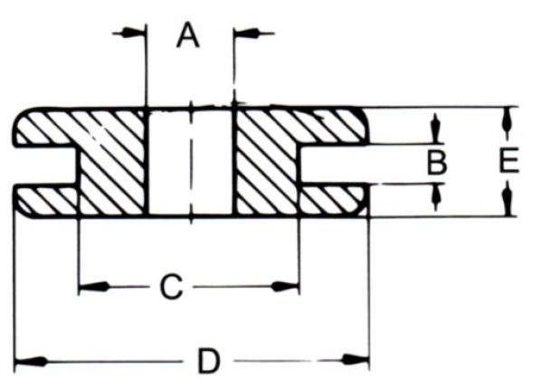 Cable entry grommet - 413049.001 - Cable accessories