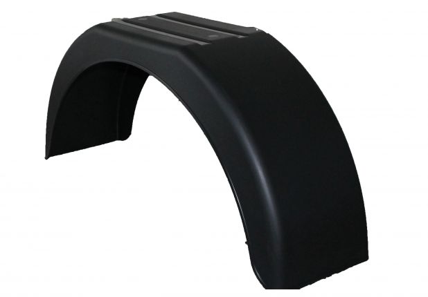Mudguard single-axle plastic angular - 421912.001 - Mudguard
