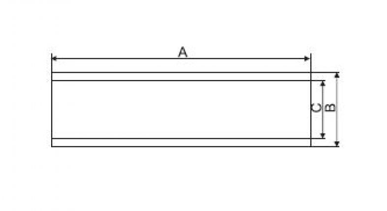 Keel support 3"x12" - 6X1065.010 - Boat trailer